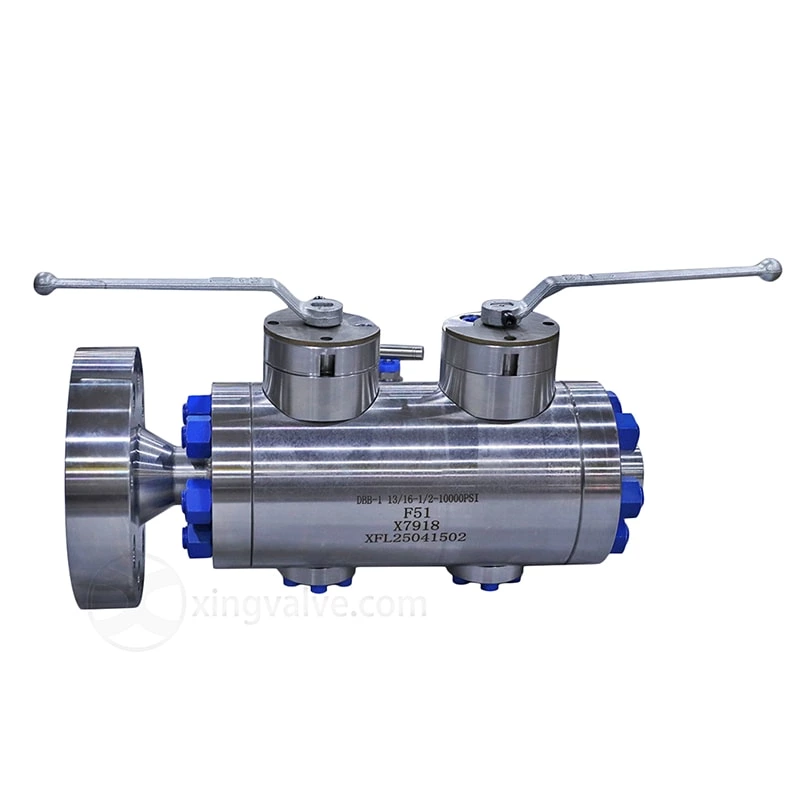 Double Block And Bleed Ball Valves