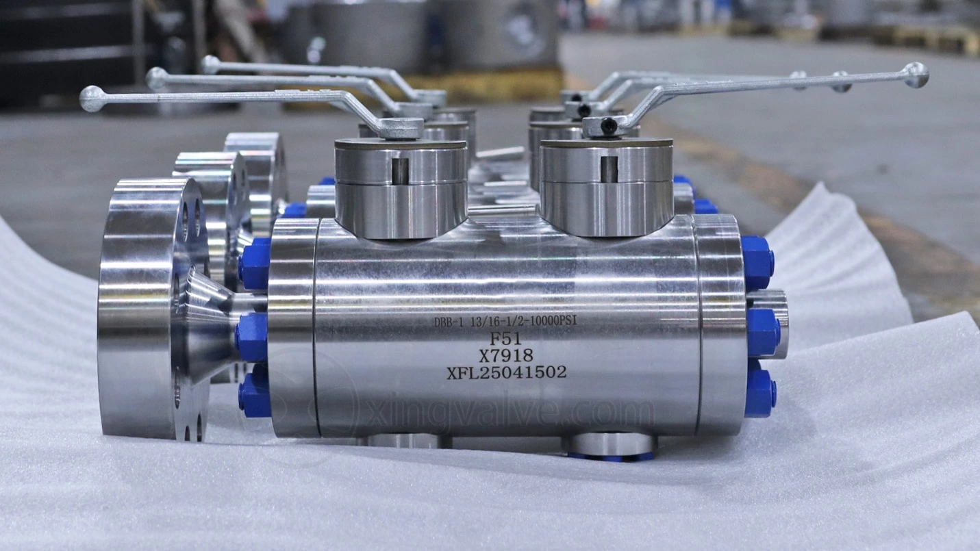 Double Block And Bleed Ball Valves