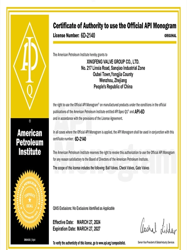 Certificates